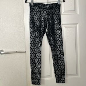 Blackmilk Wallpaper Shiny Shiny Leggings in Large